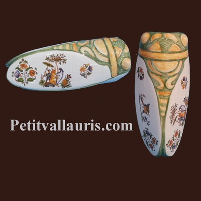 CIGALE FAIENCE-CERAMIQUE DECOR TRADITION MOUSTIERS TAILLE 3