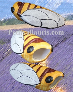 CERAMIC-FAIENCE DECORATIVE CICADA SIZE 2