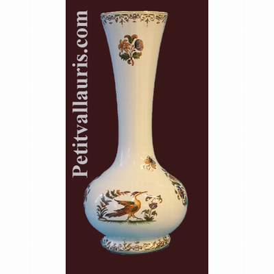 SOLIFLOR VASE OLD MOUSTIERS DECORATION TRADITION