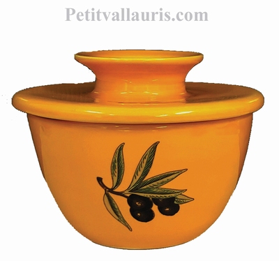 BUTTER BOX BRETON CERAMIC CONSERVATIVE PROVENCAL COLOR