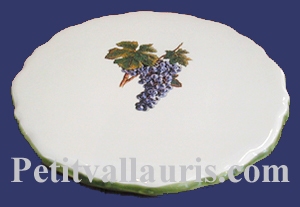 STYLE BELOW DISH MODEL DECORATION GRAPE