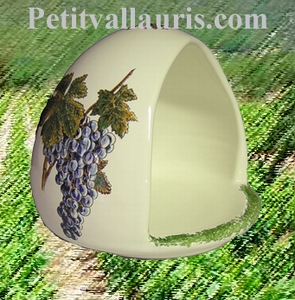 CACHE EPONGE DECOR GRAPPE DE RAISIN