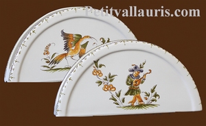 PORTE SERVIETTES DE TABLE DECOR DE TRADITION VIEUX MOUSTIERS