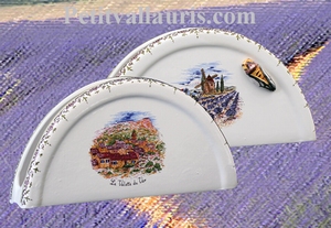 PORTE SERVIETTES DE TABLE DECOR PAYSAGE PROVENCE + CIGALE 