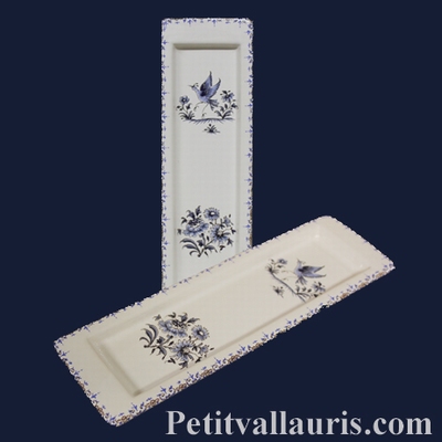 PORTE CUILLIERE DECOR TRADITION VIEUX MOUSTIERS BLEU