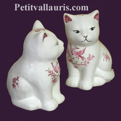 KITTEN OLD PINK MOUSTIERS TRADITION DECORATION