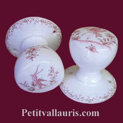 PATERE DECOR TRADITION VIEUX MOUSTIERS ROSE Prix Unitaire