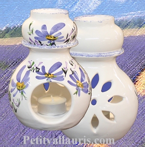 BRULE PERFUME (burn) BLUE FLOWERS DECORATION