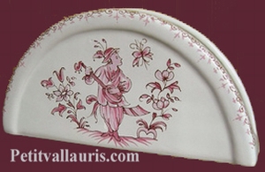 CARRY NAPKINS OLD PINK MOUSTIERS DECORATION