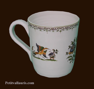 MUG LARGE SIZE OLD MOUSTIERS TRADITION DECORATION