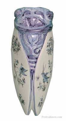 CIGALE FAIENCE-CERAMIQUE TRADITION MOUSTIERS BLEU TAILLE 5