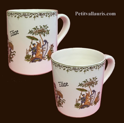 MUG WITH CUSTOMIZED NAME POLYCHROME COLOR