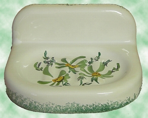 CARRY MURAL SOAP MODEL GREEN FLOWER DECORATION