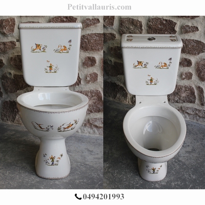 TOILETTES-WC  DECOR TRADITION VIEUX MOUSTIERS