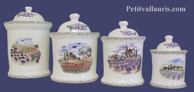 SERIES ROUND POTS PROVENCE LANDSCAPE DECORATION