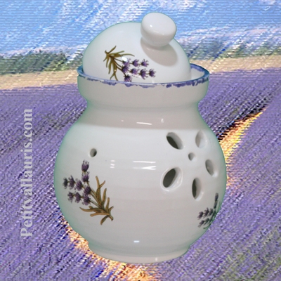 GARLIC POT LAVANDER DECORATION