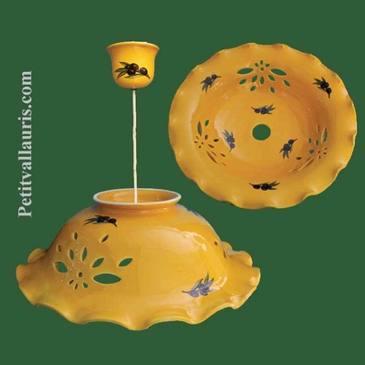 CERAMIC SUSPENSION PROVENCAL COLOR AND DECOR DIAMETER 37 CM