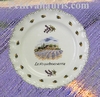 ASSIETTE MODELE LOUIS XV DECOR LAVANDES AVEC INSCRIPTION 