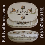 PORTE SAVON AVEC RECUPERATEUR DECOR TRADITION MOUSTIERS 