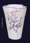 VASE GLAIEUL DECOR FLEURI HAUTEUR 20 CM 