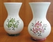 VASE NADINE TAILLE 2 DECOR FLEURS ROSES 