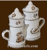 CAFETIERE FAIENCE DECOR TRADITION VIEUX MOUSTIERS 