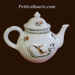 TEAPOT OLD MOUSTIERS TRADITION DECORATION 