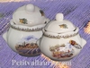 SUGAR BOWL MODEL PROVENCE LANDSCAPE  DECORATION 