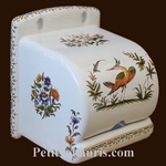 DEROULEUR DE PAPIER TOILETTE DECOR TRADITION VIEUX MOUSTIERS 