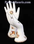 PORTE BIJOUX FORME MAIN DECOR TRADITION VIEUX MOUSTIERS