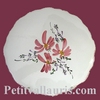 STYLE DISH BELOW PINK FLOWERS DECORATION 