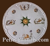DESSOUS DE PLAT ROSACE Decor tradition Vieux Moustiers poly