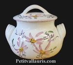 LITTLE COOKING-POT PINK FLOWERS DECORATION 