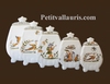 SERIES FAIENCE CHIMNEY POTS OLD MOUSTIERS TRADITION DECOR