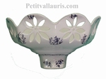 APPLIQUE AJOUREE FACETTE DECOR TRADITION VIEUX MOUSTIERS BL 