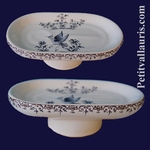 CARRY SOAP WITH RING OLD MOUSTIERS BLUE TRADITION DECORATION