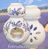 BRULE PARFUM DECOR FLEURS BLEUES 