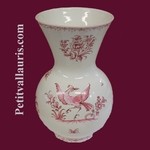 VASE NADINE SIZE 2 MODEL MOUSTIERS PINK MOUSTIERS DECORATION 