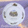 LOUIS XV PLATE MODEL HARVEST LAVANDERS WITH CUSTOMIZED TEXT 