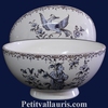 SIMPLE BOWL MODEL BLUE OLD MOUSTIERS TRADITION DECORATION