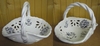 PERFORATED PANNIER STYLE MODEL BLUE OLD MOUSTIERS DECORATION