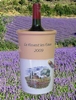 WINE COOLER CUSTOMIZED INSCRIPTION  WITH PROVENCE LANDSCAPE 