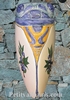 CIGALE FAIENCE-CERAMIQUE DECOR PROVENCAL OLIVES BLEUES (T4) 