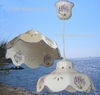 SUSPENSION FACETS MODEL WITH SPRIG LAVANDER DECOR 