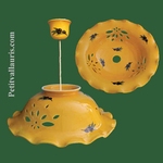 CERAMIC SUSPENSION PROVENCAL COLOR AND DECOR DIAMETER 37 CM 