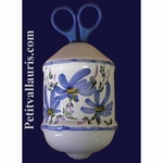 TWINE DISPENSER BLUE FLOWER DECORATION 