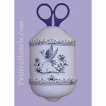 DISTRIBUTEUR DE FICELLE DECOR TRADITION VIEUX MOUSTIERS BLEU
