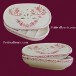 CARRY SOAP MODEL PINK OLD MOUSTIERS TRADITION DECORATION 