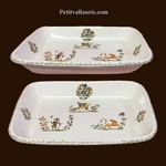 DISH FOR COOKING OLD MOUSTIERS TRADITION DECORATION