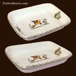 DISH FOR COOKING SIZE 2 OLD MOUSTIERS TRADITION DECORATION